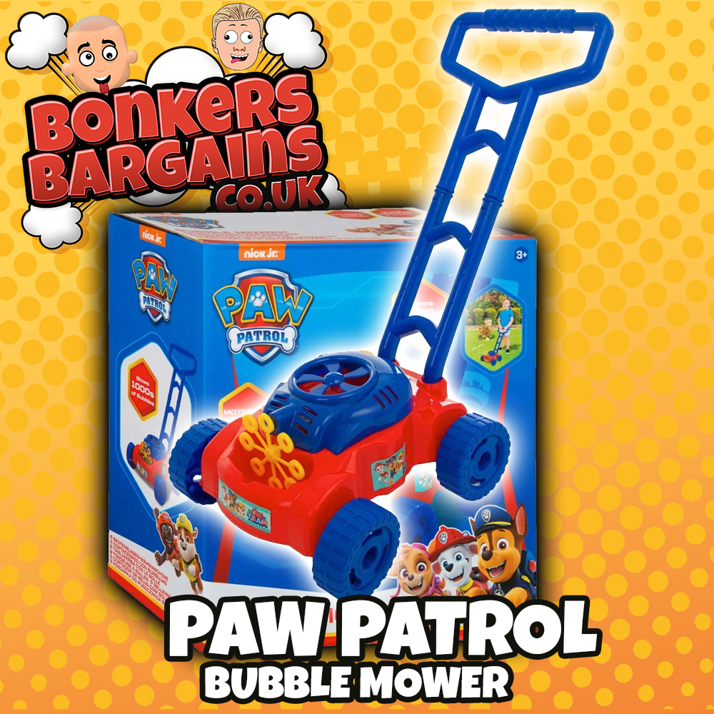 Paw Patrol Bubble Mower Bonkers Bargains