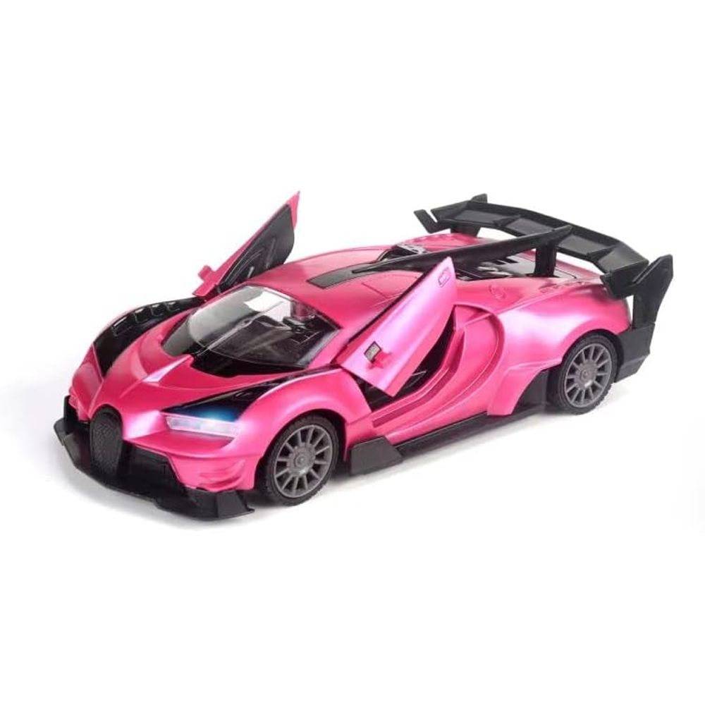 Remote Control RC Sports Car Hot Pearlescent Pink with Lights