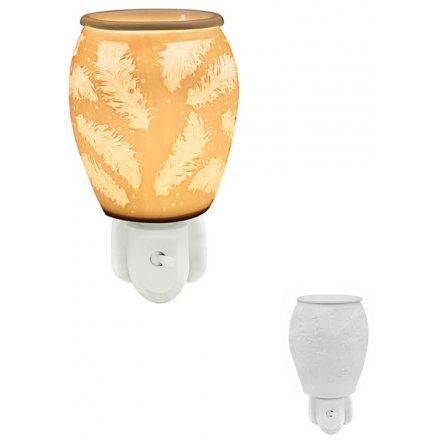Desire Aroma Feather White Plug In Fragrance Oil Wax Melt Burner