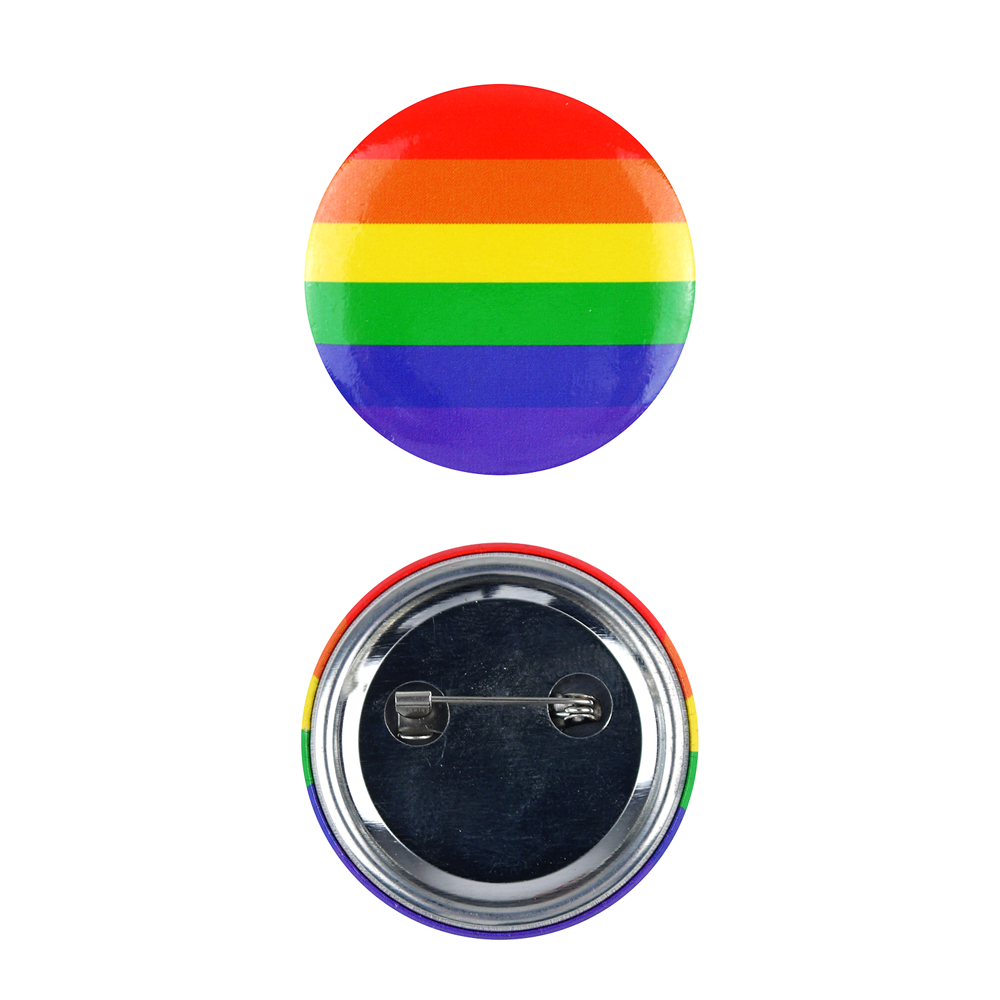 Pride Rainbow Pin Badge 4cm