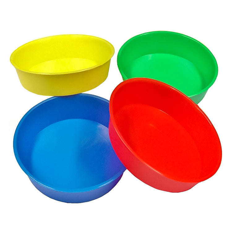 Finger Painting Coloured Bowls x 4 ( Craft Clearance Special )