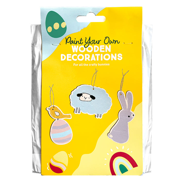 Paint Your Own Wooden Easter Decorations Set