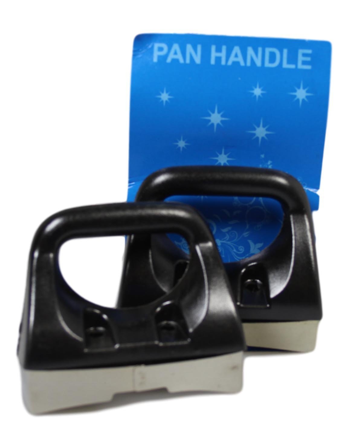 Kitchen Prep Pan Handle Easily Attachable Black Pack Of 2 5222