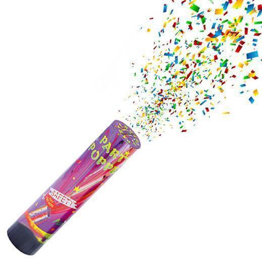 Birthday Party Celebration Confetti Party Popper Indoor Outdoor 20 cm 3558 A