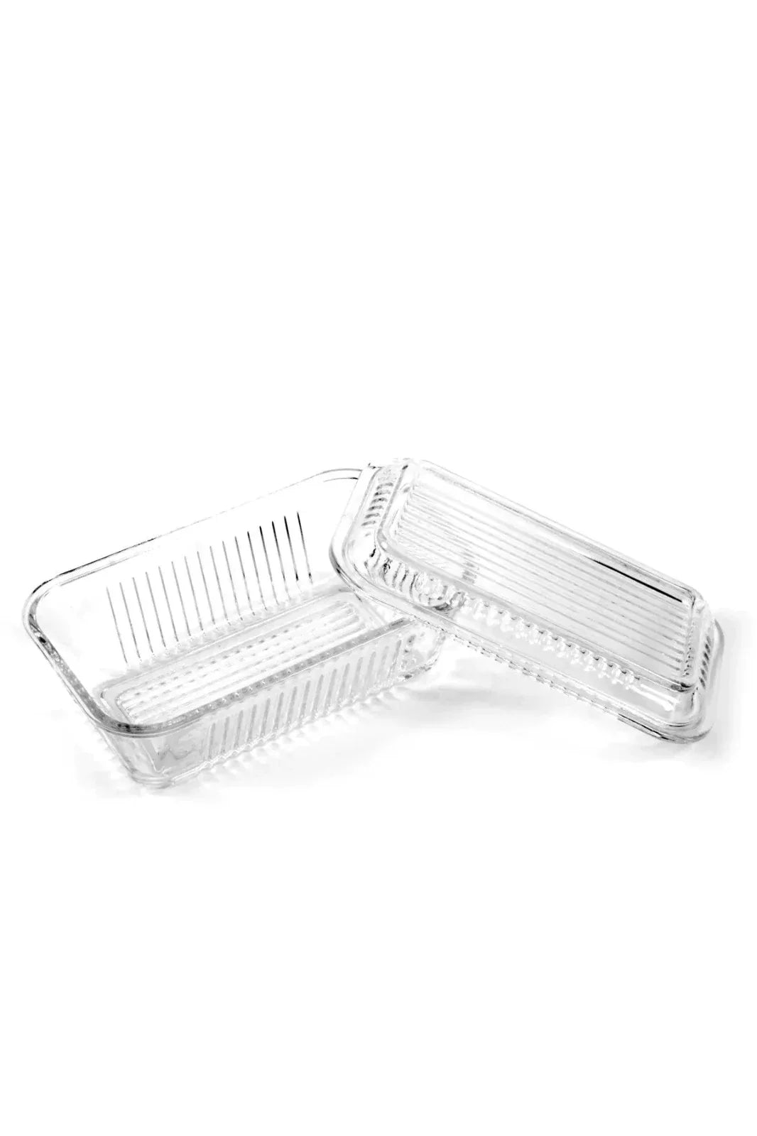 PB Frigo Clear Glass / Cheese Butter Dish 17 x 10 x 7 cm 97711 A