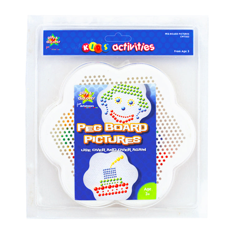 Jumbo Peg Board Pictures Gift Set (+100 Pegs )