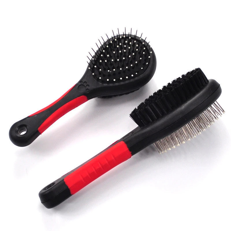 Small Double Sided Dog Pet Fur Grooming Brush 17.5 cm 6732