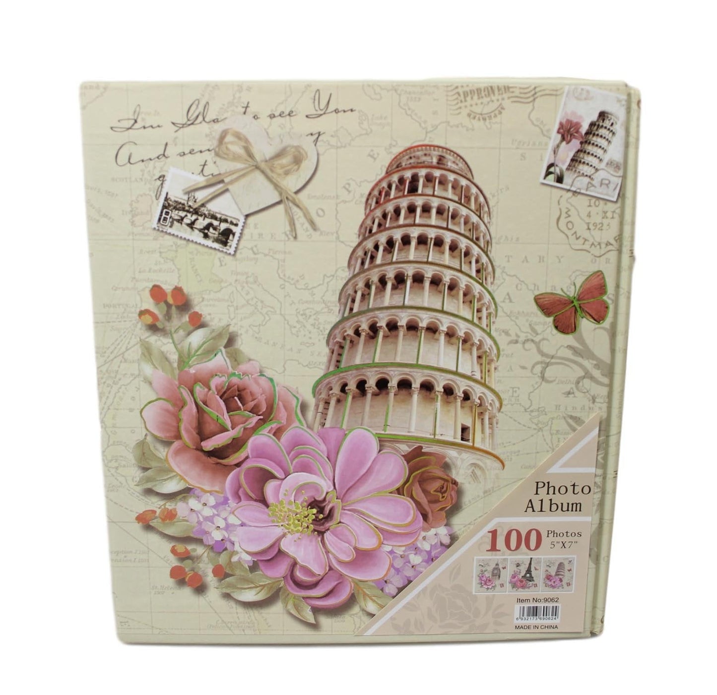 Vintage Style Photo Album Wedding Memory Birthday Album in Box 5''x 7'' 5531