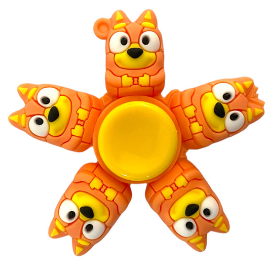 Bingo/Bluey Style Fidget Spinner with Case