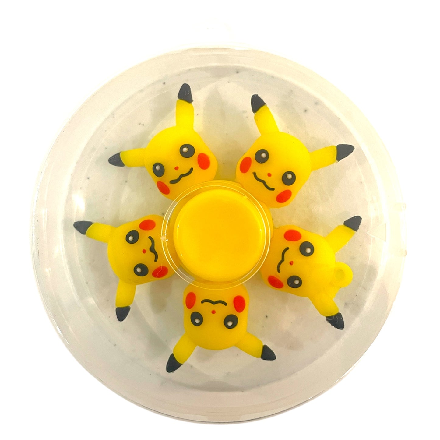 Pikachu Pokemon Style Fidget Spinner with Case