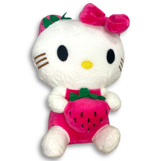 Hello Kitty Strawberry Plush Stuffed Soft Toy - 25cm