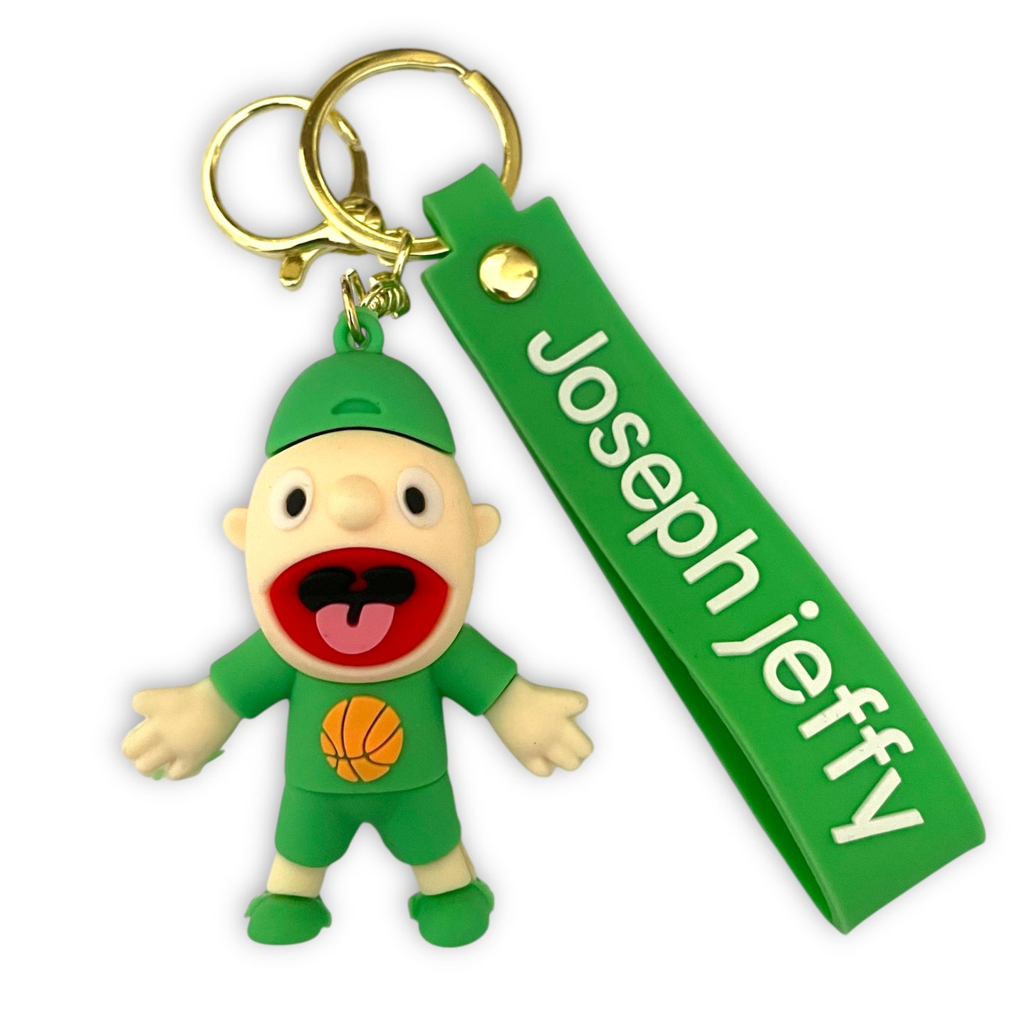 Jeffy Joseph 3D Silicone Keychain Keyring Pendant