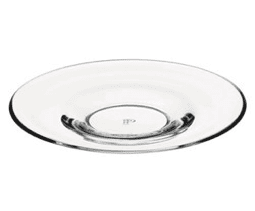 Pasabahce Glass Tea Cup Saucer Set of 6 54281