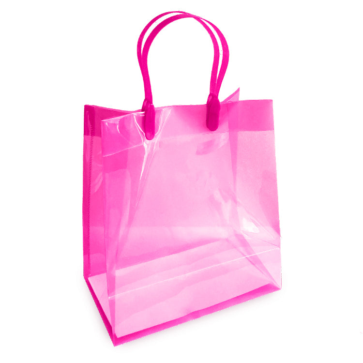 Deluxe Plastic Gift Bag Pink