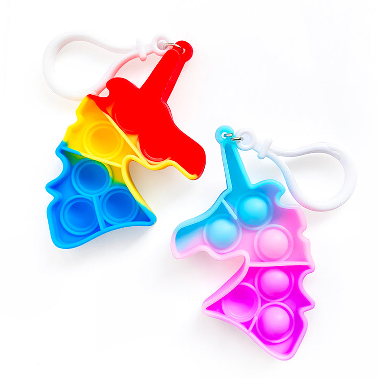 Unicorn Poppit Jumbo Keyring/Charm