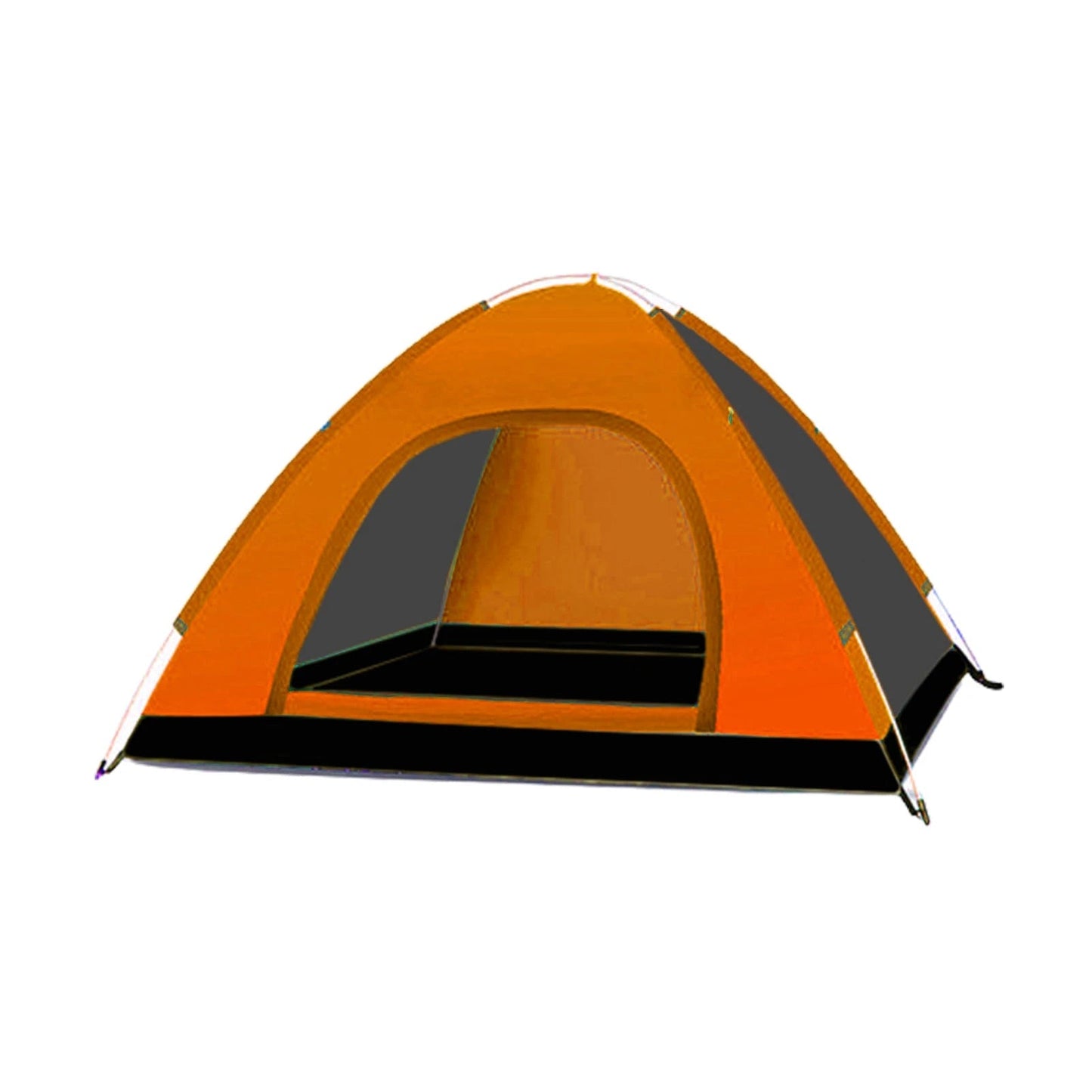 Outdoor Camping Tent Family Hiking Woods 4 Person 200 x 200 x 150 cm Assorted Colours 3530