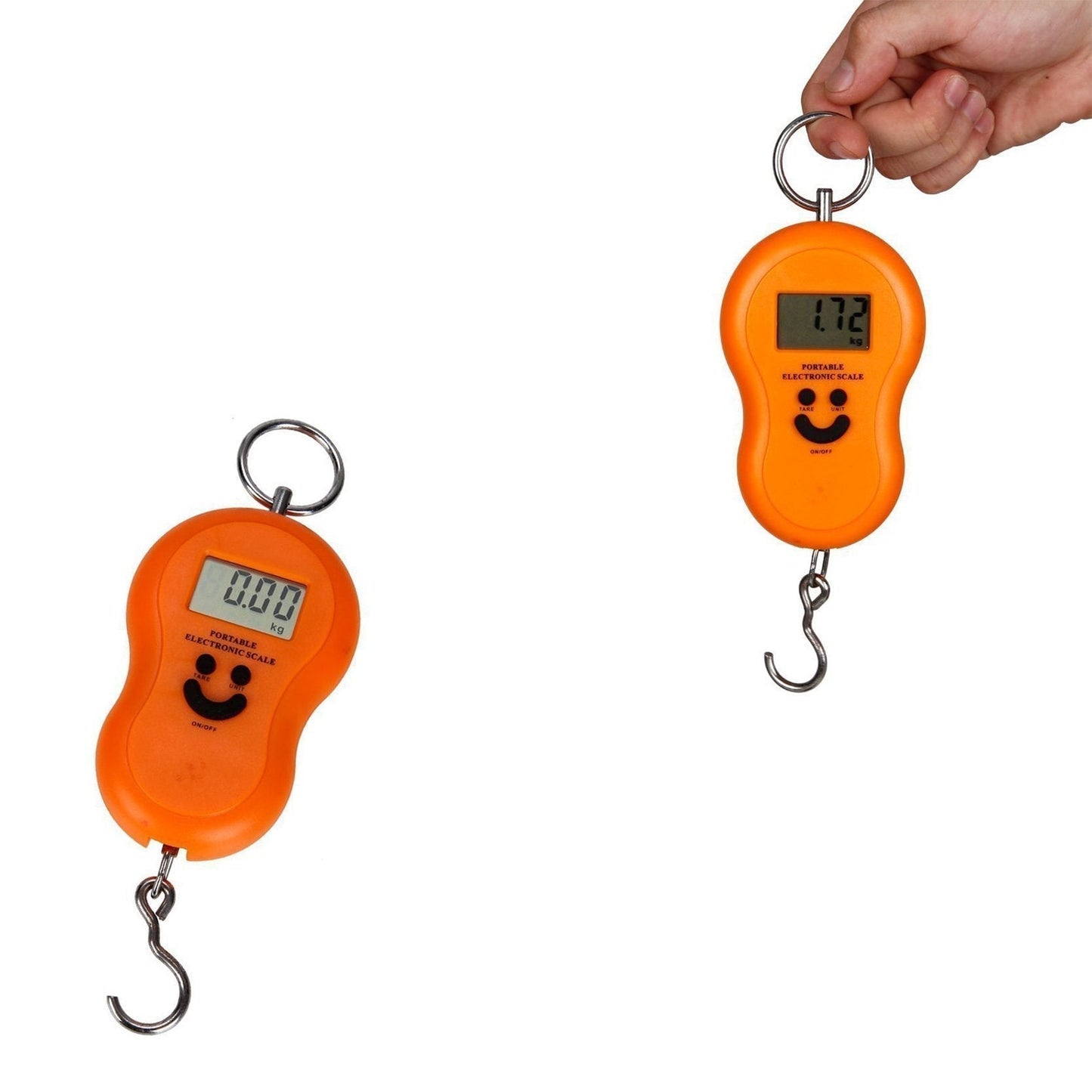 Portable Electronic Luggage Weighing Scale 11.5 x 6.5 cm Assorted Colours 2013