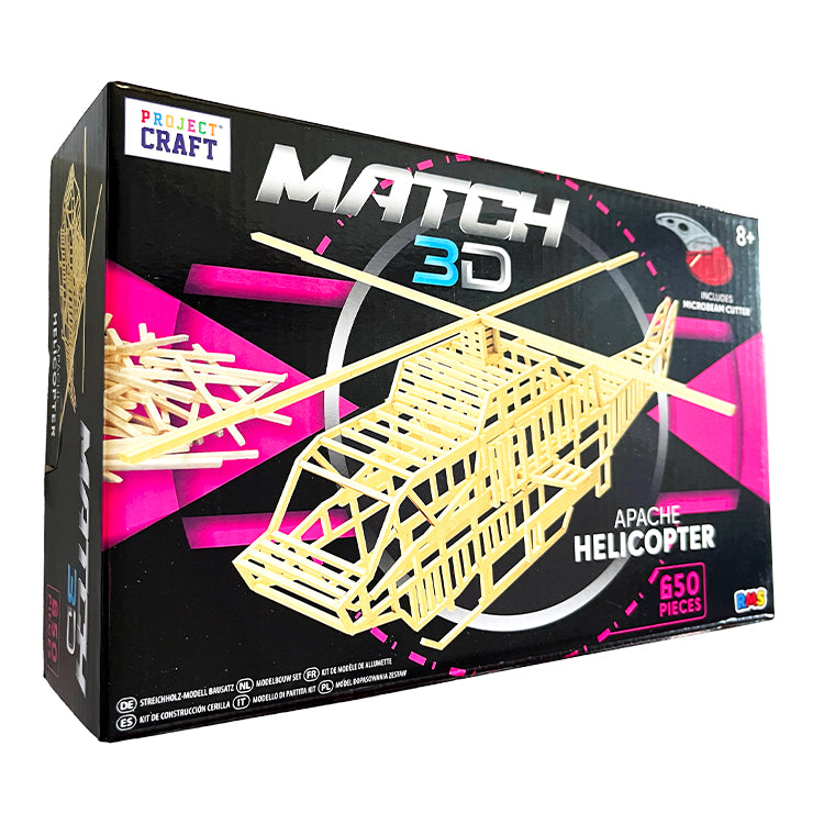 Fabulous Helicopter Matchstick Construction Kit