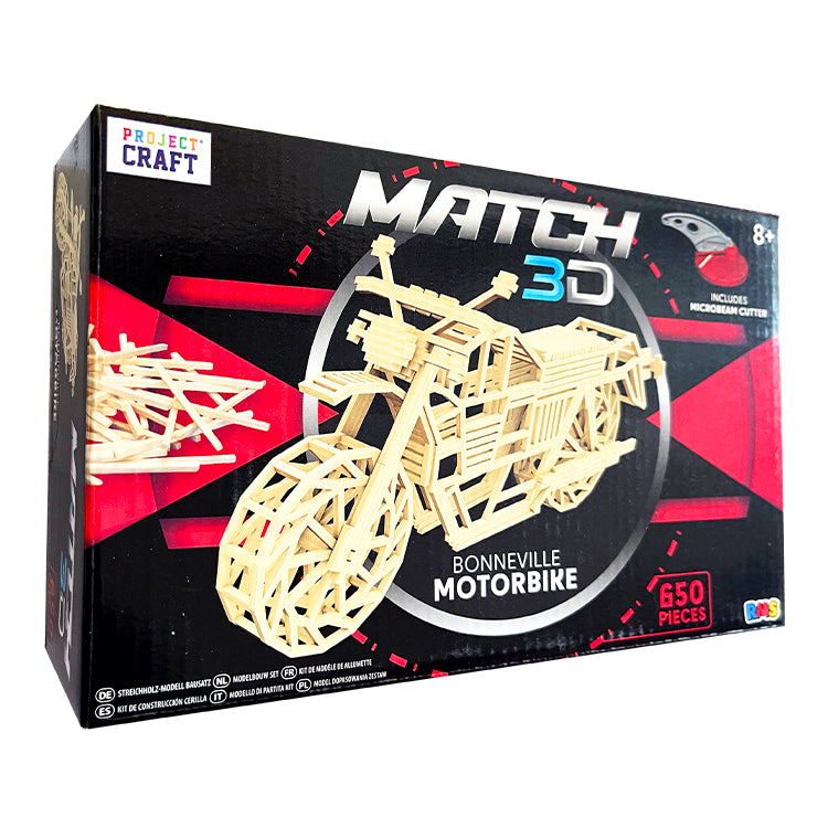 Fabulous Motorbike Matchstick Construction Kit