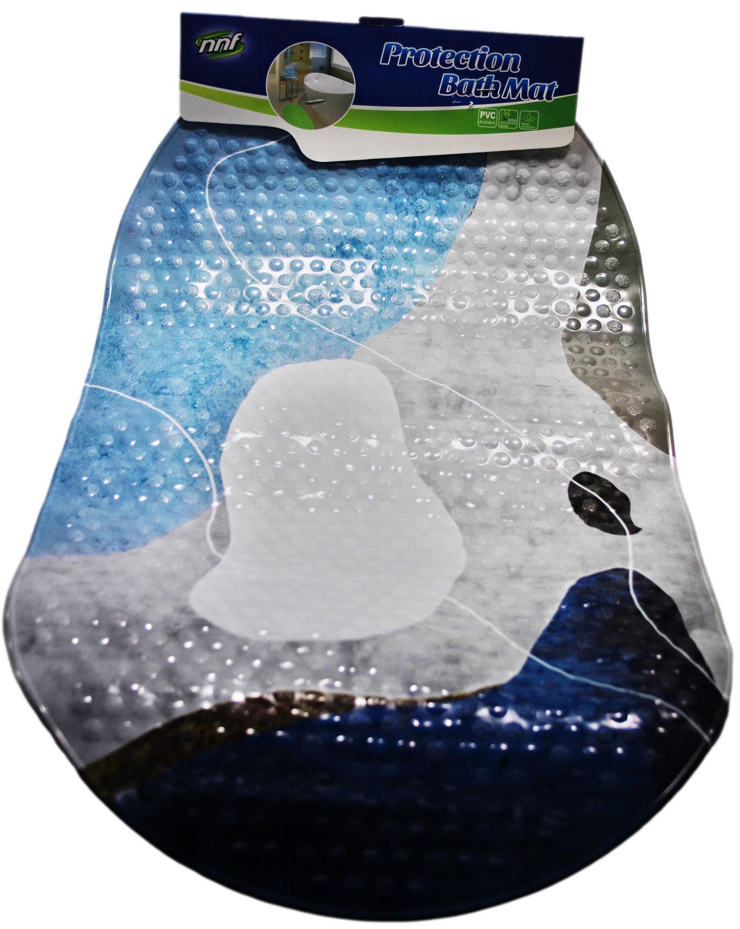 Anti-Slip Bathroom Shower Bath Mat 36 x 67 cm Assorted Designs 6710