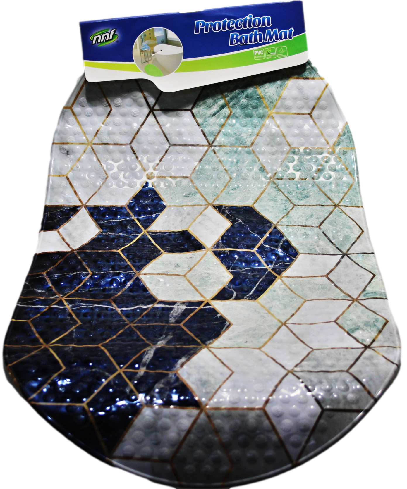 Anti-Slip Bathroom Shower Bath Mat 36 x 67 cm Assorted Designs 6710
