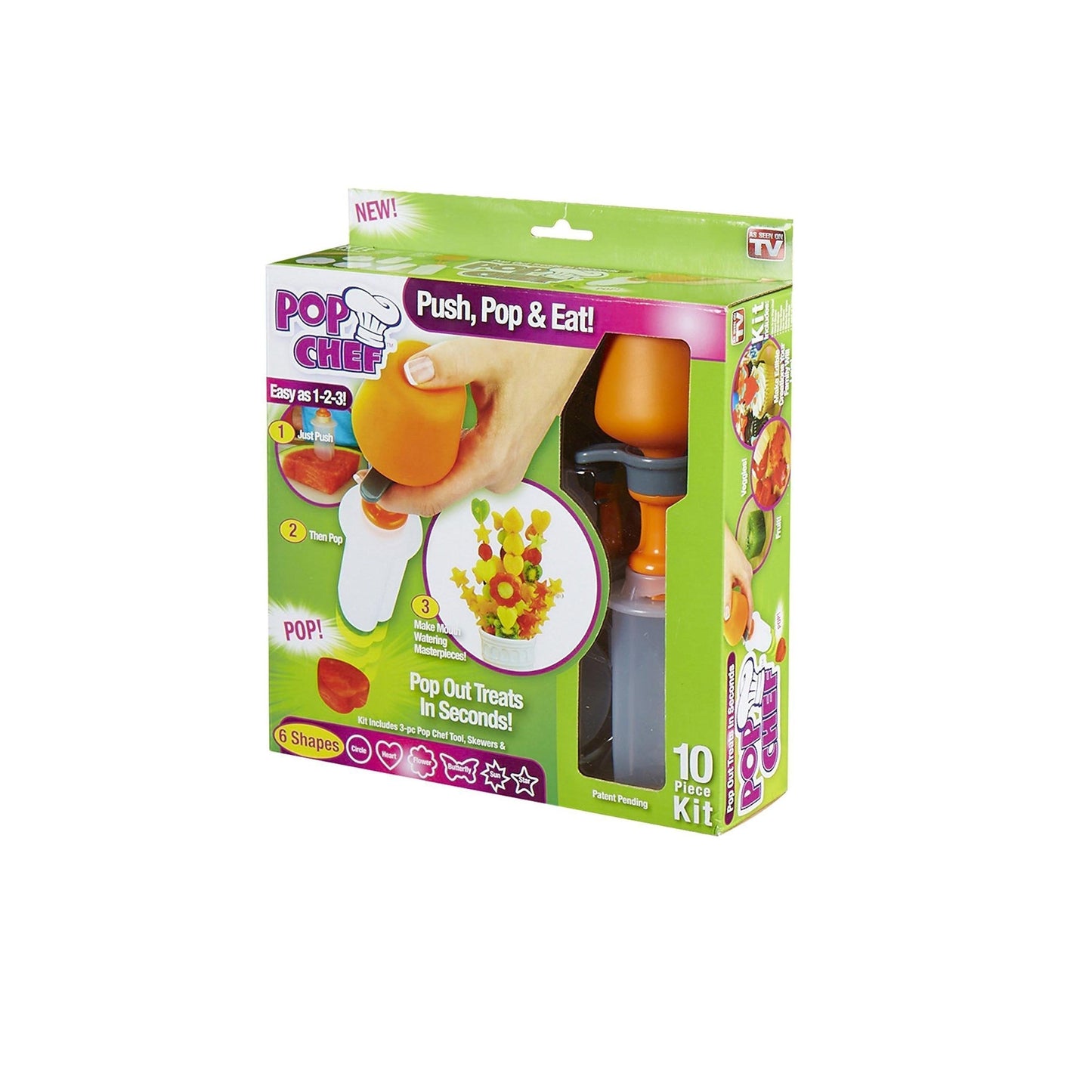 Pop Chef Push Pop And Eat 6 Shapes 5000