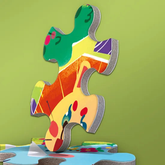 Dinosaur Theme Jigsaw Puzzle Tube - 124 Pieces