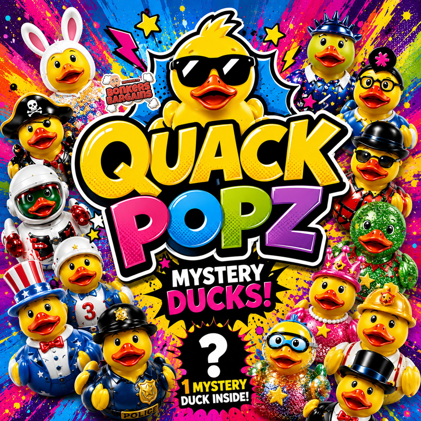 QuackPopz - 1 Surprise Character QuackPop Duck