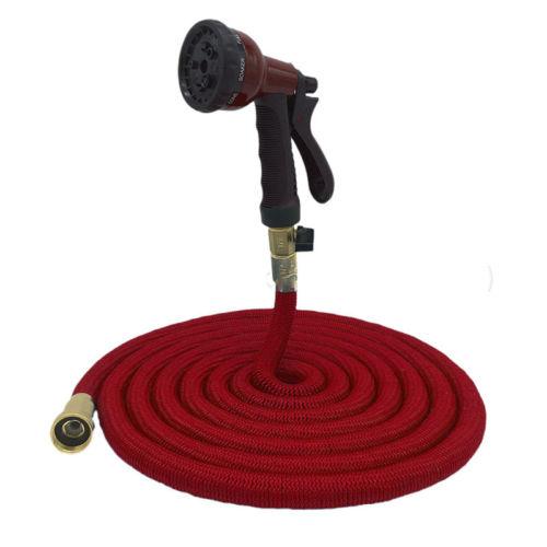 75 FT Heavy Duty Magic Expanding Flexible Expandable Garden Water Hose Pipe Spray Gun 4692 A W25