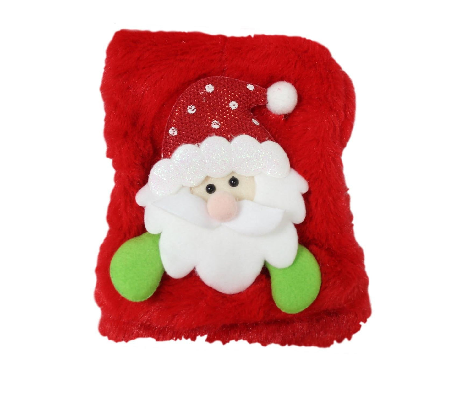 Children's Festive Red Christmas Scarf with Santa Claus / Snowman 90cm 5440