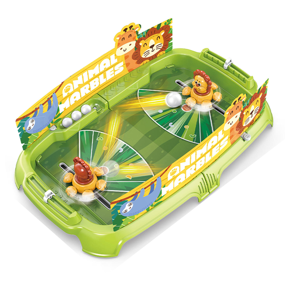 Marbles Shootout Battle Board Game - Animal Series