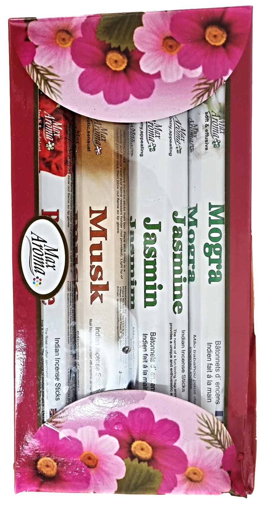 Pack Of 4 Assorted Indian Incense Sticks Random Pack Sent SK21121
