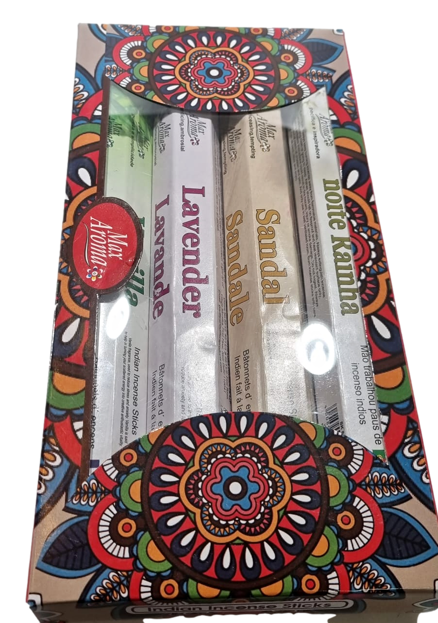 Pack Of 4 Assorted Indian Incense Sticks Random Pack Sent SK21121