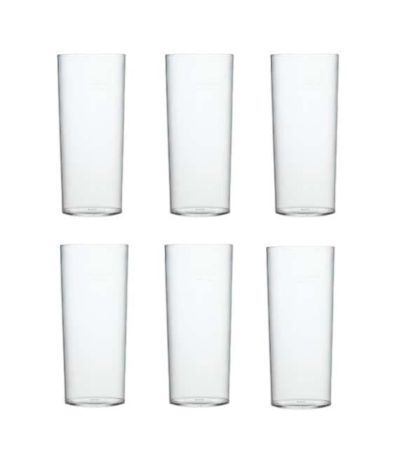 Long Plastic Tumblers Pack of 6 SK3081