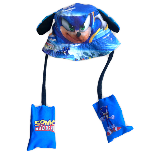 Sonic Style Moving Ears Pump Sun Hat Outdoor Summer Bucket Hat