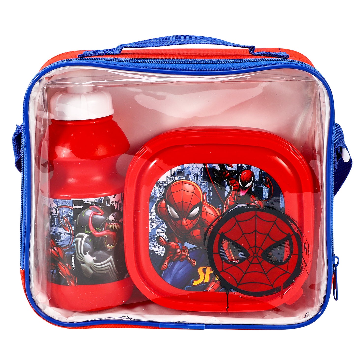 Spiderman 3 Piece Lunch Bag, Box & Bottle Set
