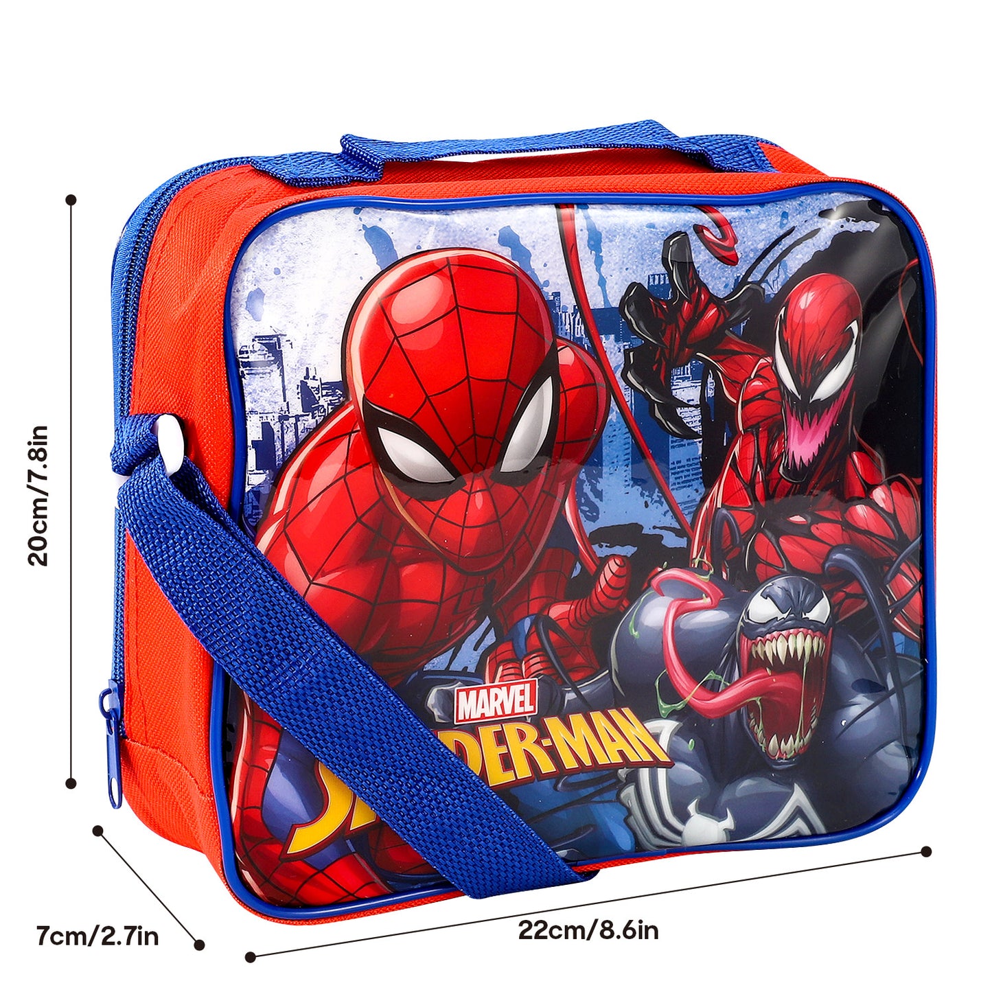 Spiderman 3 Piece Lunch Bag, Box & Bottle Set