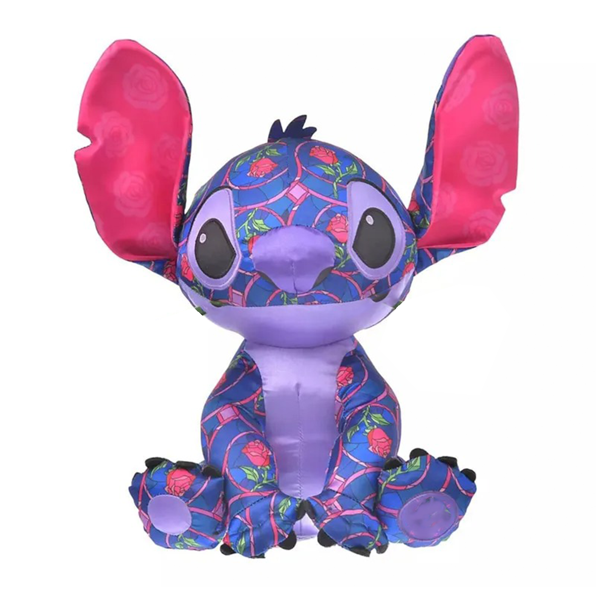 Stitch Crashes : Beauty & The Beast Pattern Theme Plush Soft Toy - 30cm