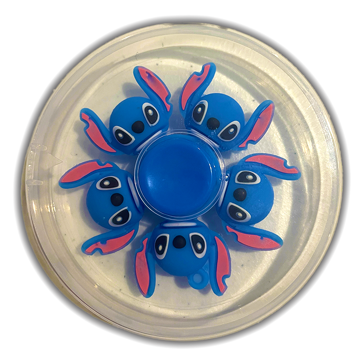 Stitch Style Fidget Spinner with Case
