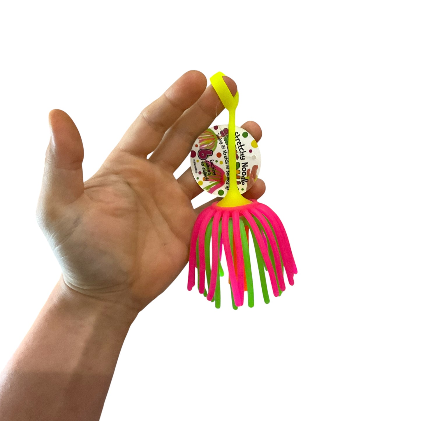 Stretchy Noodle Swing Ball Neon Fidget Sensory Toy