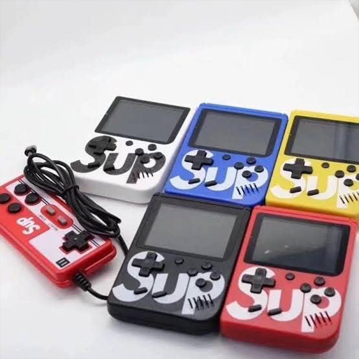400 in 1 Sup Retro Game Boy Style Handheld Games Console & Controller - Sup Assorted Colours