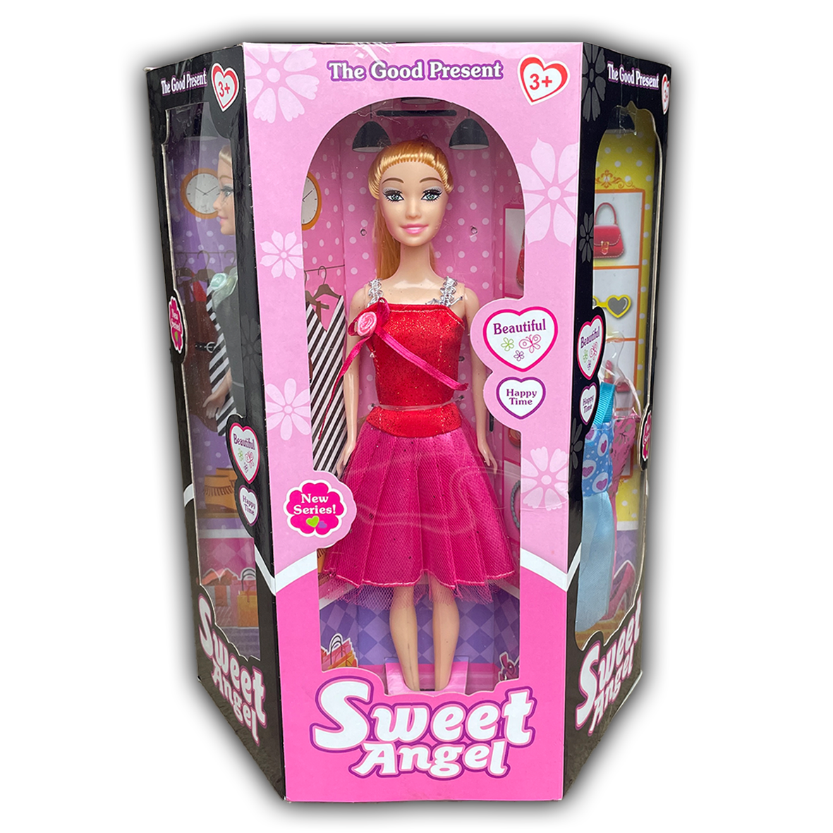 Barbie Style Sweet Angel 5 Pack Doll Bumper Set with Accessories
