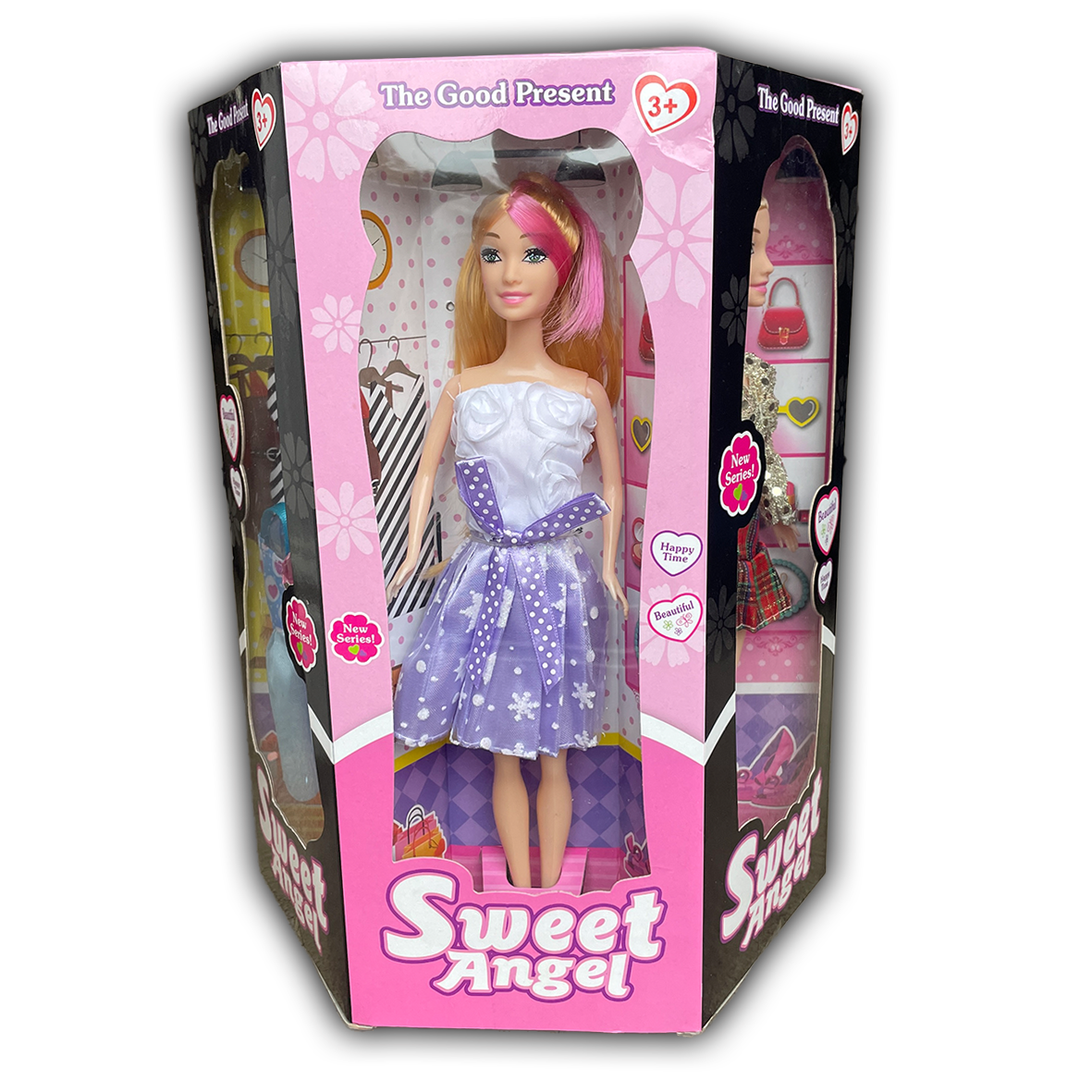 Barbie Style Sweet Angel 5 Pack Doll Bumper Set with Accessories