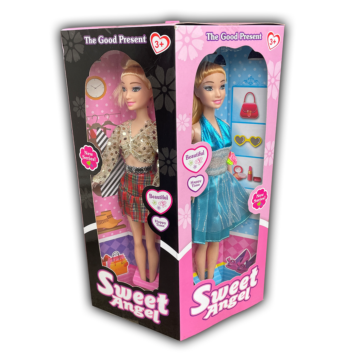 Barbie Style Sweet Angel 5 Pack Doll Bumper Set with Accessories