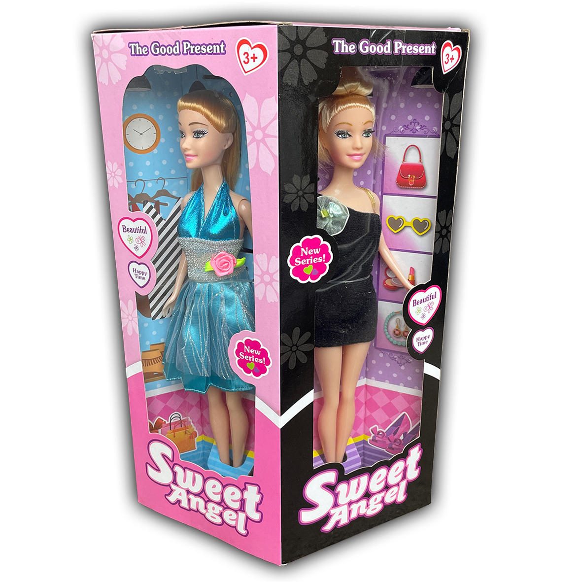 Barbie Style Sweet Angel 5 Pack Doll Bumper Set with Accessories