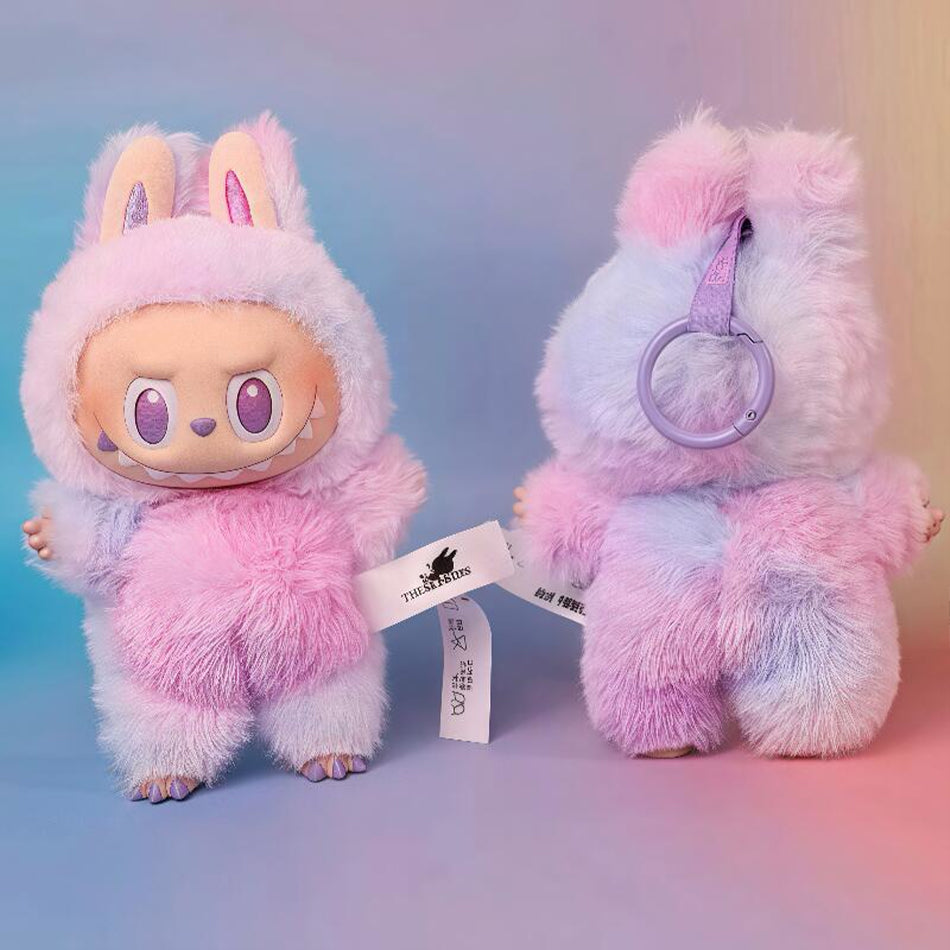 Labubu THE MONSTERS Big Into Energy V 3.0 Style Keyring Keychain Stuffed Vinyl Face Plush Toy Doll 17cm VIRAL - LUCK