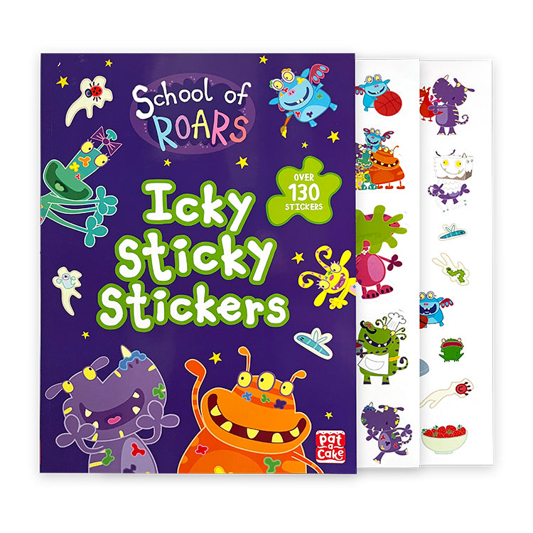 Monsters Icky Sticky Sticker Activity Book