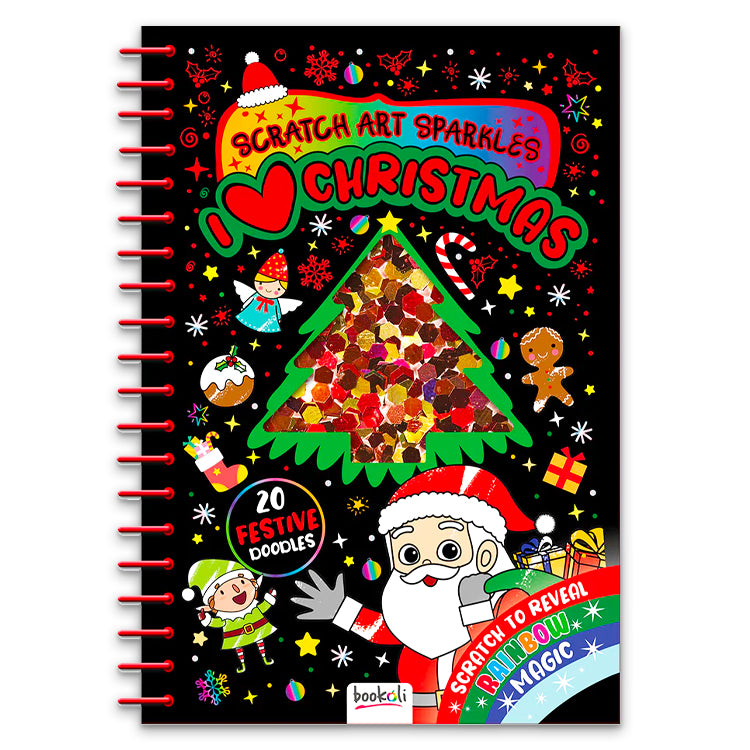 Christmas Scratch Art Sparkles Book