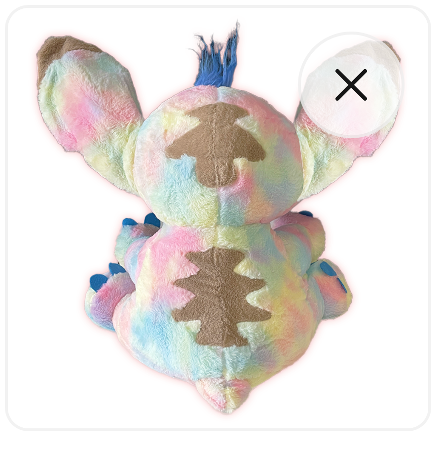 Stitch Large Plush Blush Unicorn Pastel LIMITED EDITION