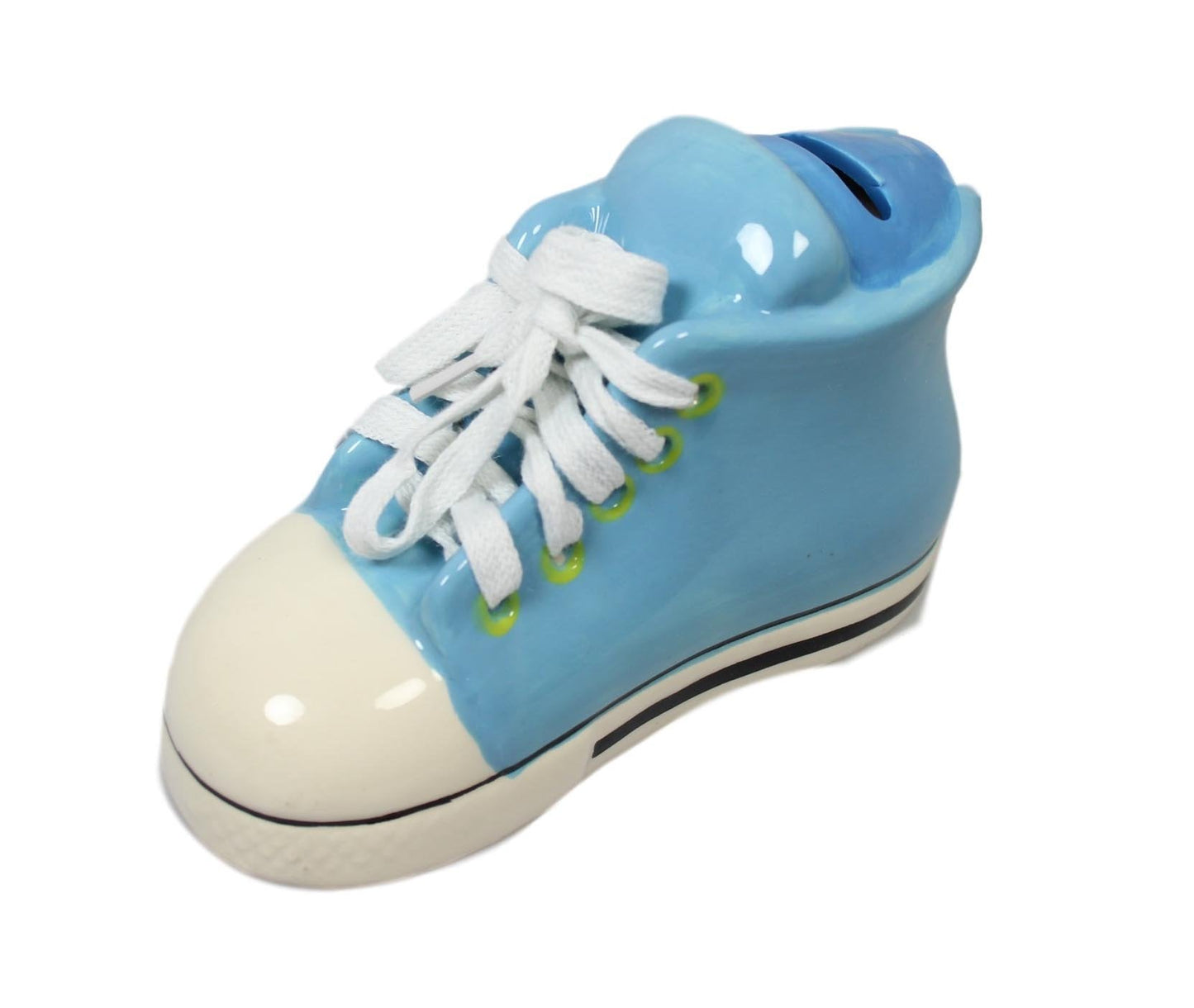 Children's Ceramic Money Box Piggy Bank Shoe Design 16 x 9 cm Assorted Colours 5597